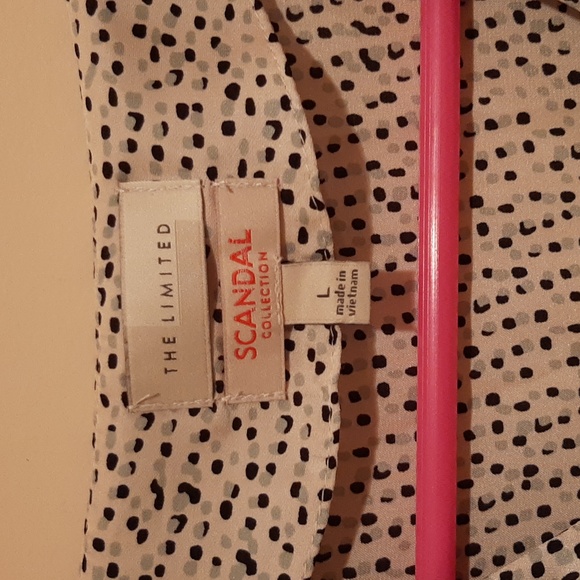 The Limited Scandal Collection Beautiful Blouse Size  Large - Picture 2 of 8